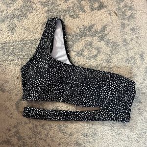 One shoulder bikini top